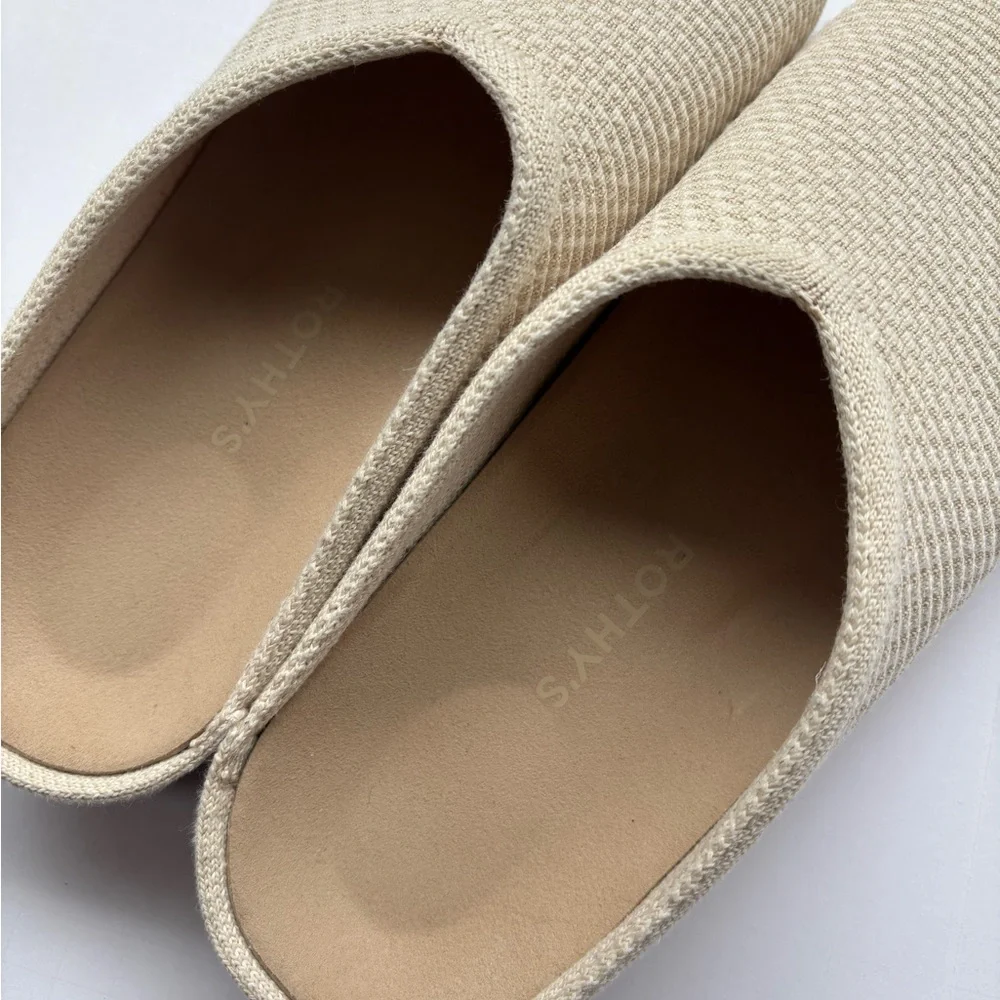 Rothy's The Hemp Casual Clog in Coconut - Picture 3 of 5